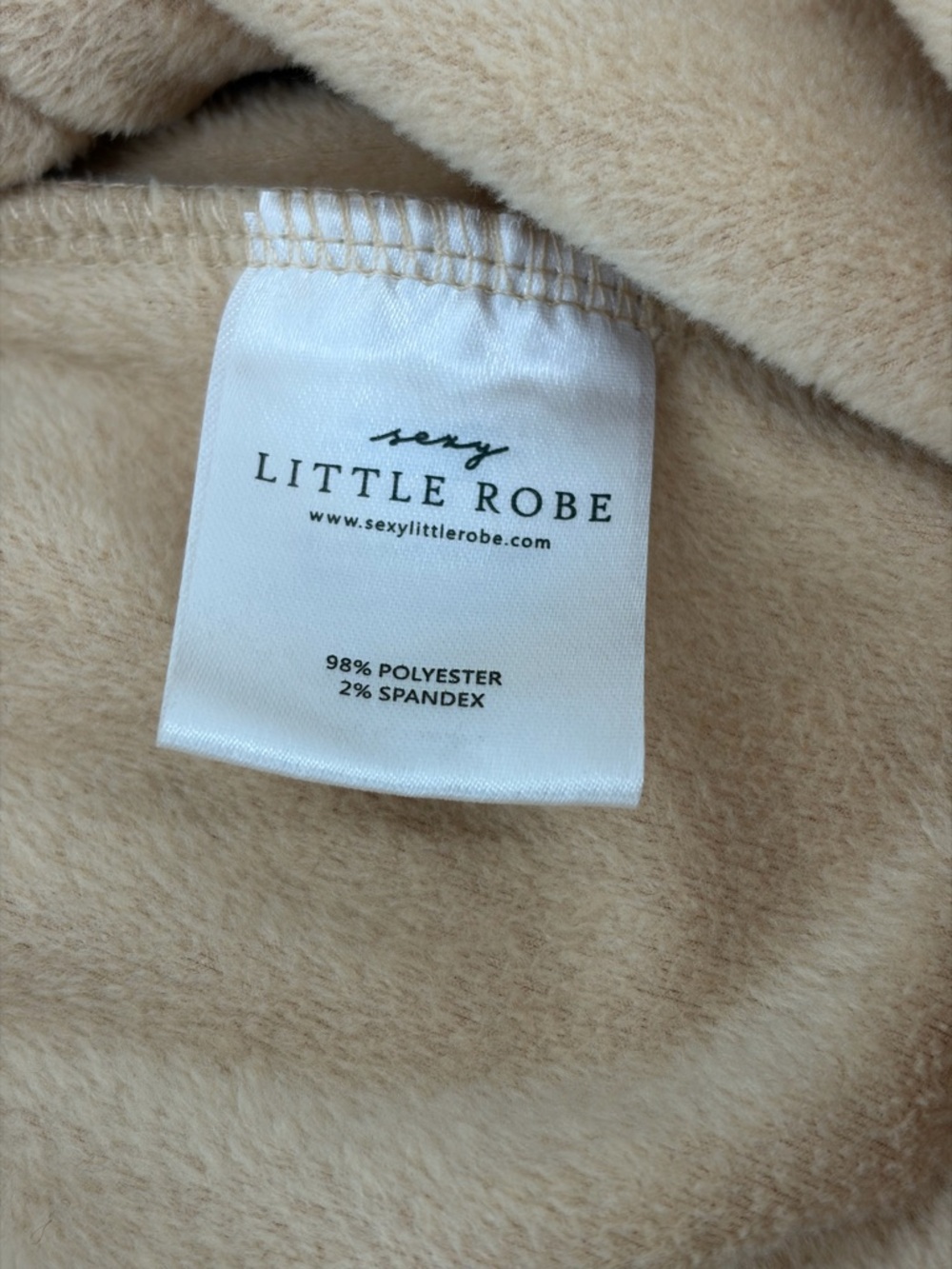 Sexy Little Robe Carmel Empress Robe Soft Velour Women's Size XS - Picture 4 of 7